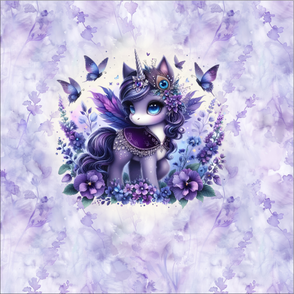 VB Purple Pavo Unicorns Panel 5